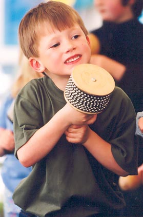 Percussion Workshops at the County Show May 1999